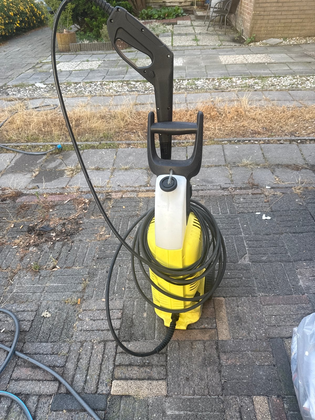 Hogedrukreiniger met gebruikssporen, Ophalen, Gebruikt, Elektrisch