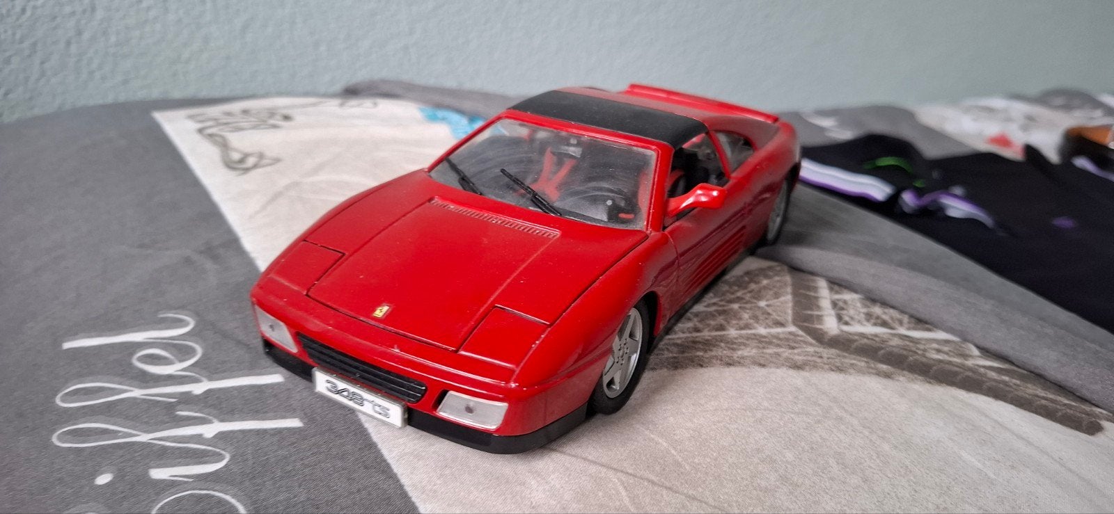 Ferrari 348 TS modelauto - Rood, schaalmodel, Ophalen of Verzenden, Zo goed als nieuw