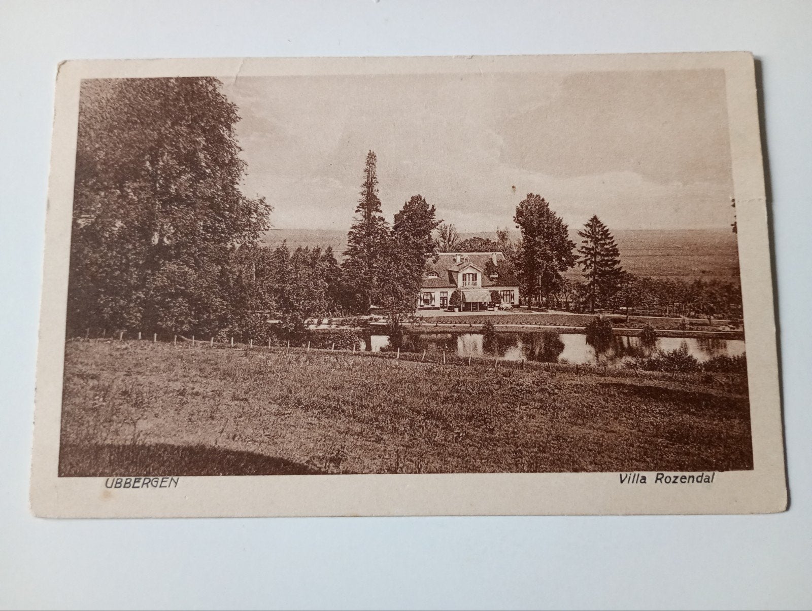 Ubbergen bij Nijmegen Villa Rozendal, Ophalen of Verzenden, Voor 1920, Ongelopen, Gelderland