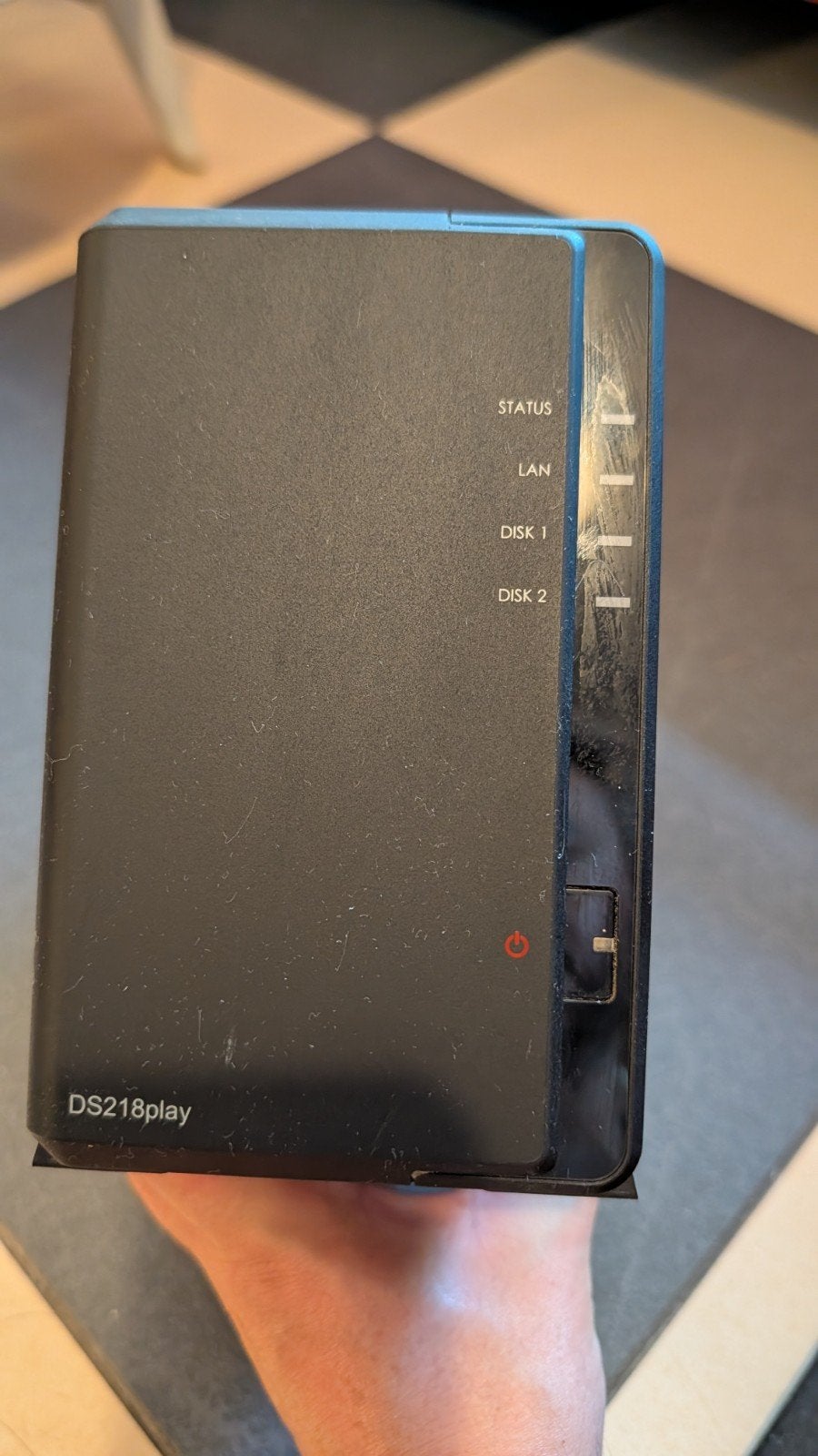 Synology DS218play NAS - zonder schijven, 2-bay, Gebruikt, Server, HDD
