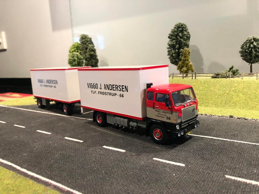 Volvo F88 moterwagen met aanhanger van Viggo Andersen PBA, Ophalen of Verzenden, Zo goed als nieuw, Bus of Vrachtwagen, Tekno