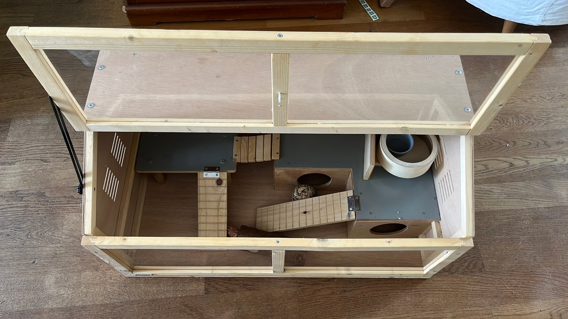 Hamsterhok, Zo goed als nieuw, 75 tot 110 cm, Ophalen, Minder dan 60 cm