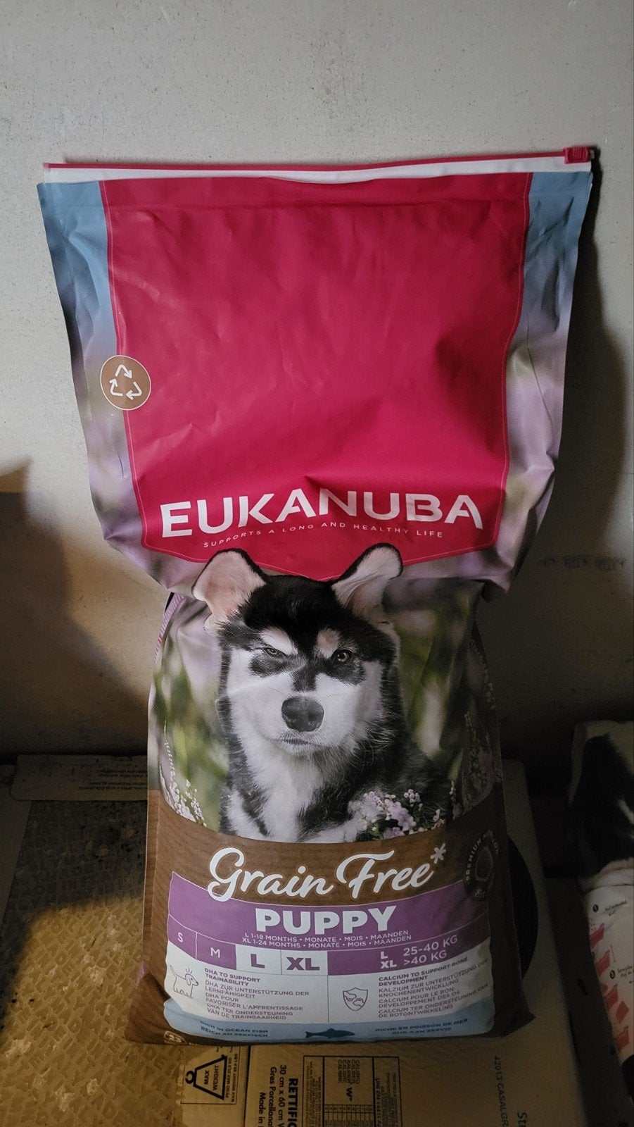 Eukanuba puppy voer graanvrij zeevis, Ophalen, Hond