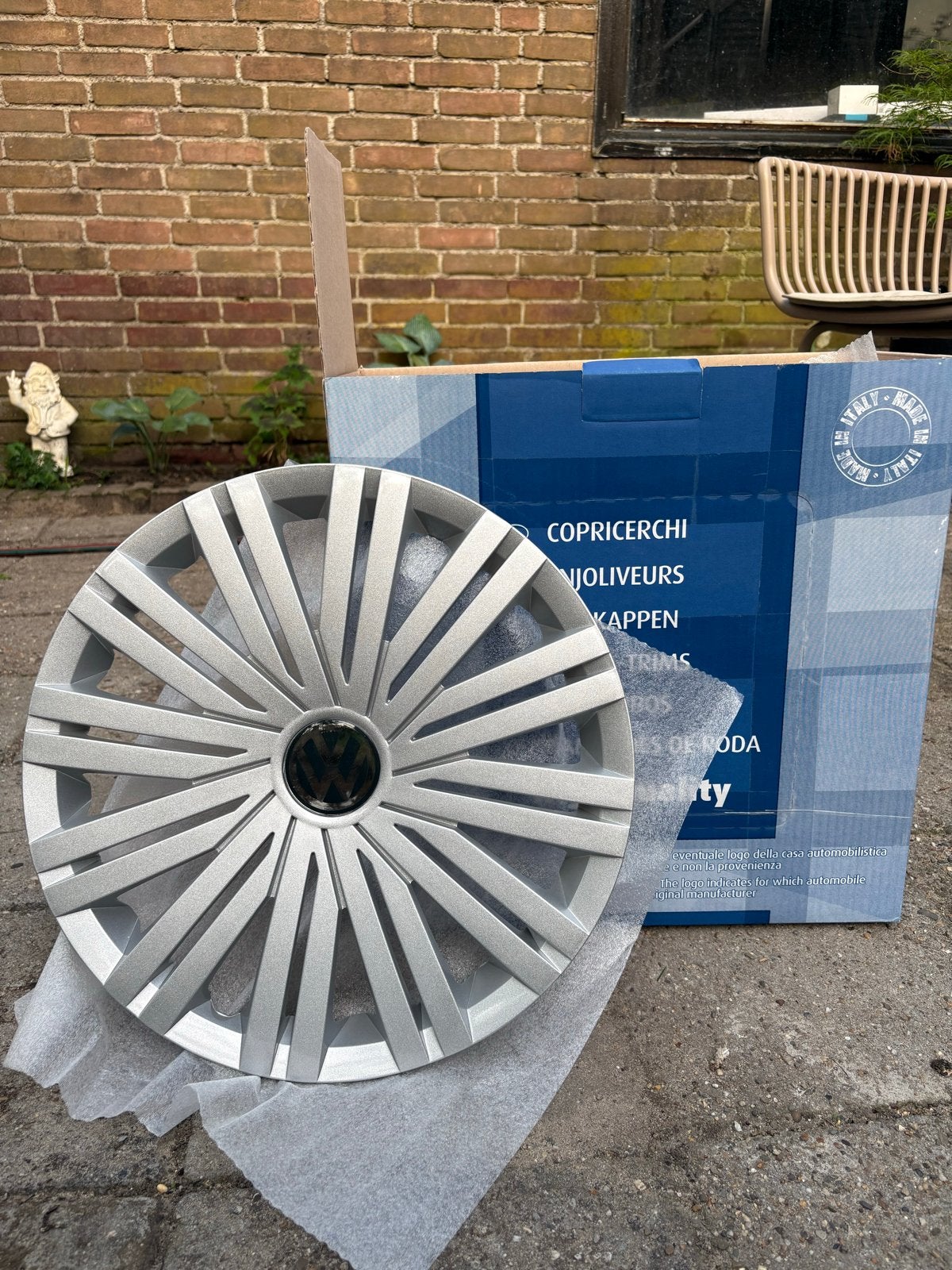 Nieuwe wieldoppen voor Volkswagen (set van 3), Ophalen, Nieuw