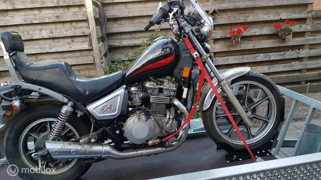 Kawasaki LTD 450 1986/ compleet maar in ONDERDELEN, Gebruikt, Ophalen of Verzenden
