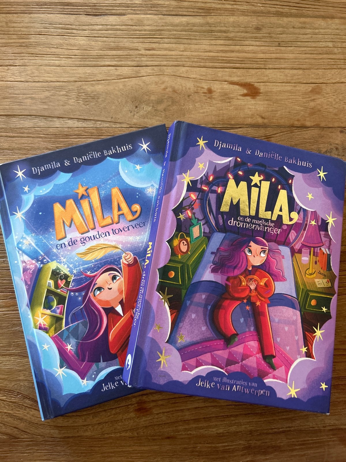 Mila boeken: De gouden toverveer & De magische dromenvanger, Ophalen of Verzenden, Zo goed als nieuw, Fictie