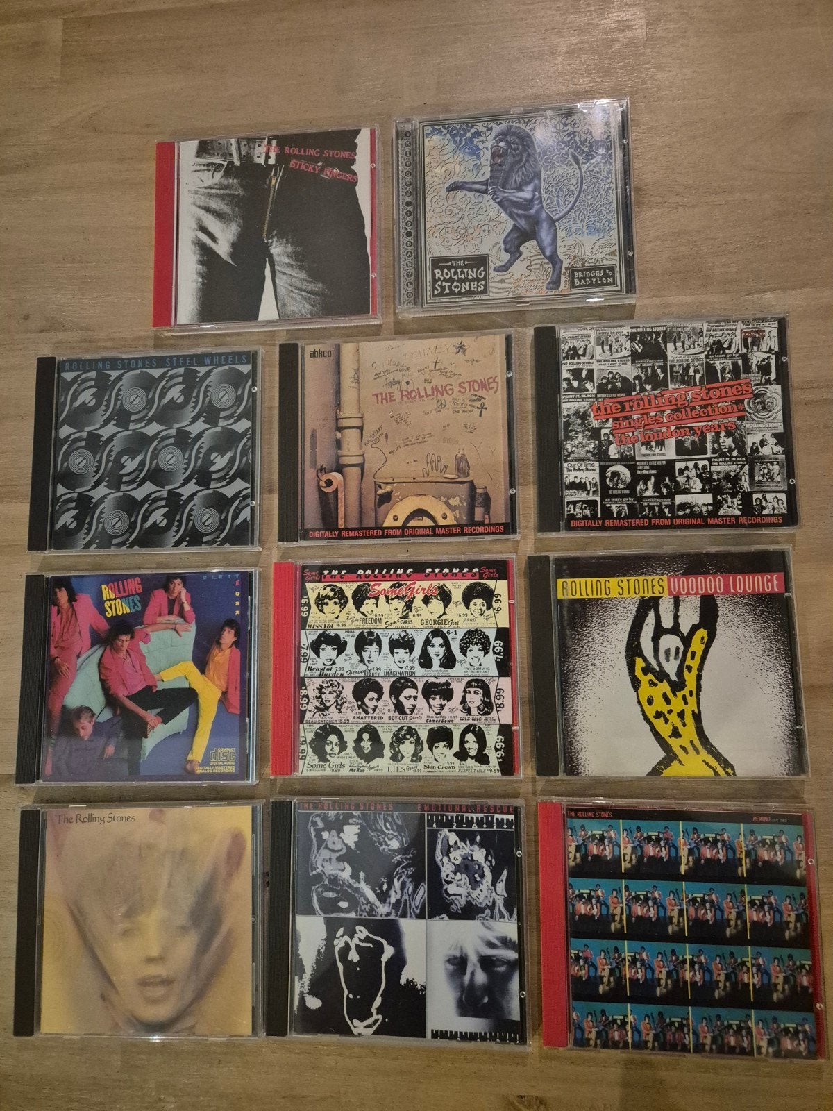 The Rolling Stones CD collectie (11 albums), Rock, Gebruikt, Ophalen of Verzenden, Inclusief doosje