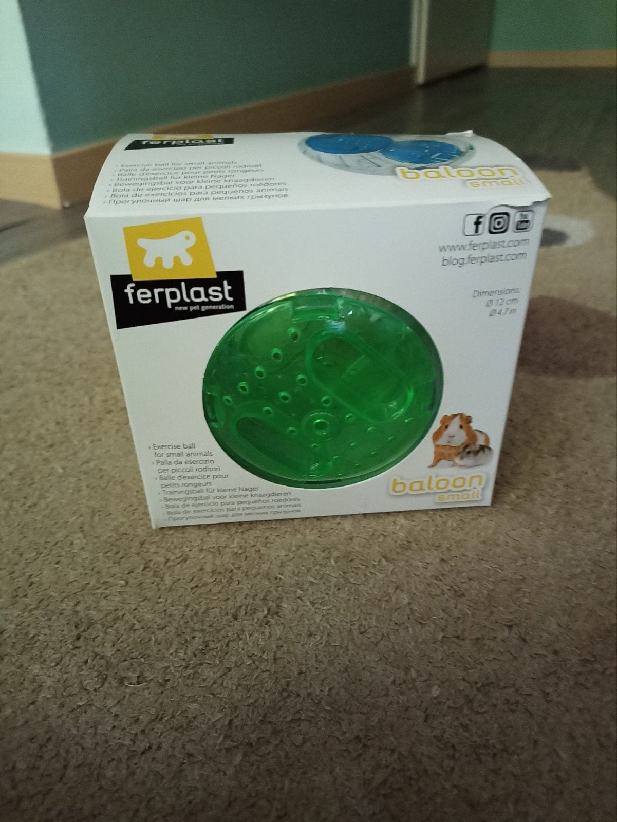 Nieuwe Ferplast bal voor kleine knaagdieren, Ophalen of Verzenden