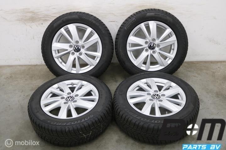 WINTER! ORIGINEEL! 16 inch velgen VW Touran 5T! 5TA601025Q, Gebruikt, 16 inch, Banden en Velgen