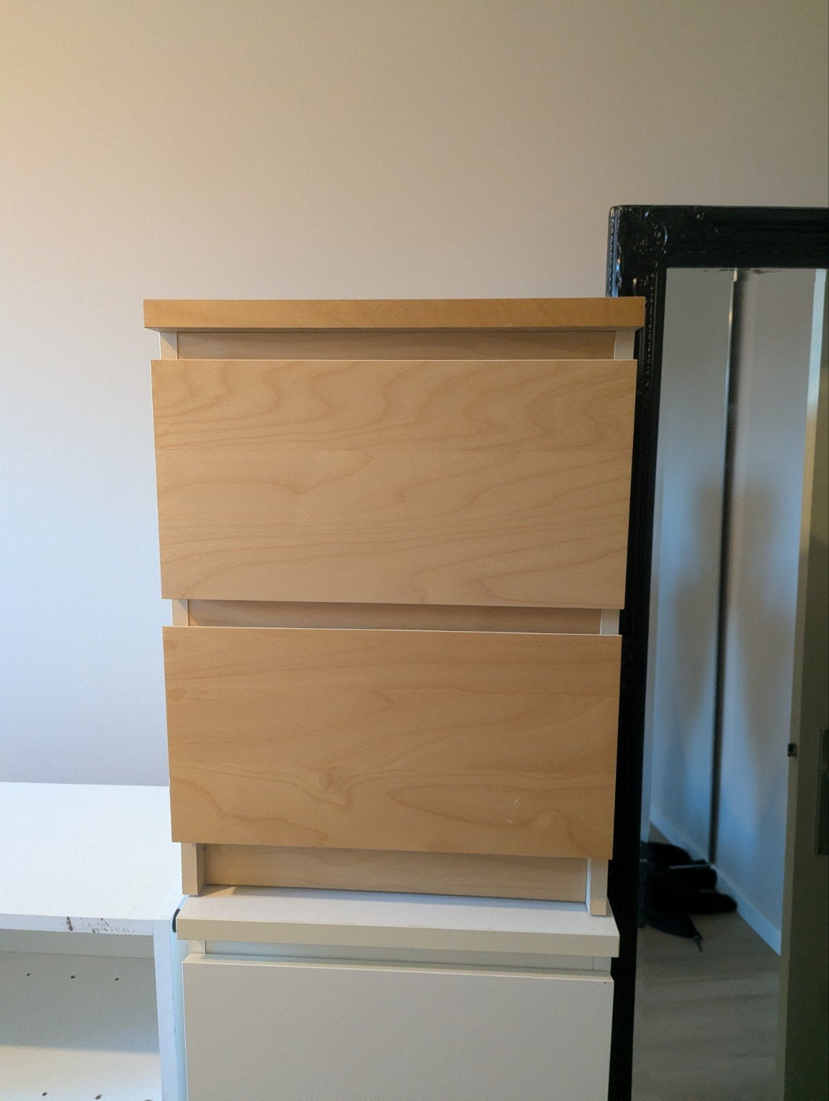 1 IKEA ladekastje (bruin) met 2 lades, Huis en Inrichting, Kasten | Ladekasten, Ophalen, Minder dan 50 cm, Gebruikt, Minder dan 100 cm
