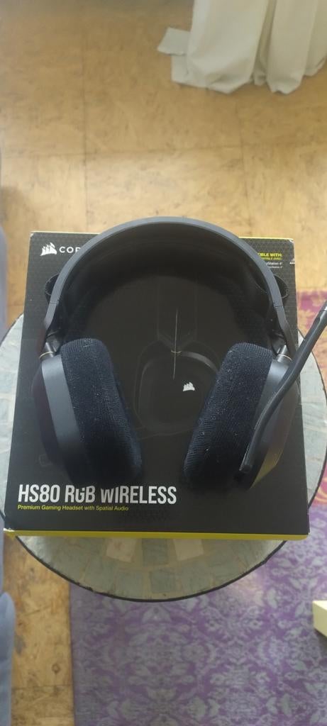 Corsair HS80 RGB wireless headset, Ophalen of Verzenden, Zo goed als nieuw