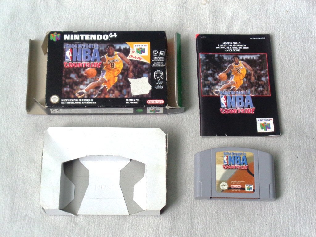 Nintendo 64 spel: NBA courtside, Ophalen, 1 speler, Zo goed als nieuw, Vanaf 3 jaar
