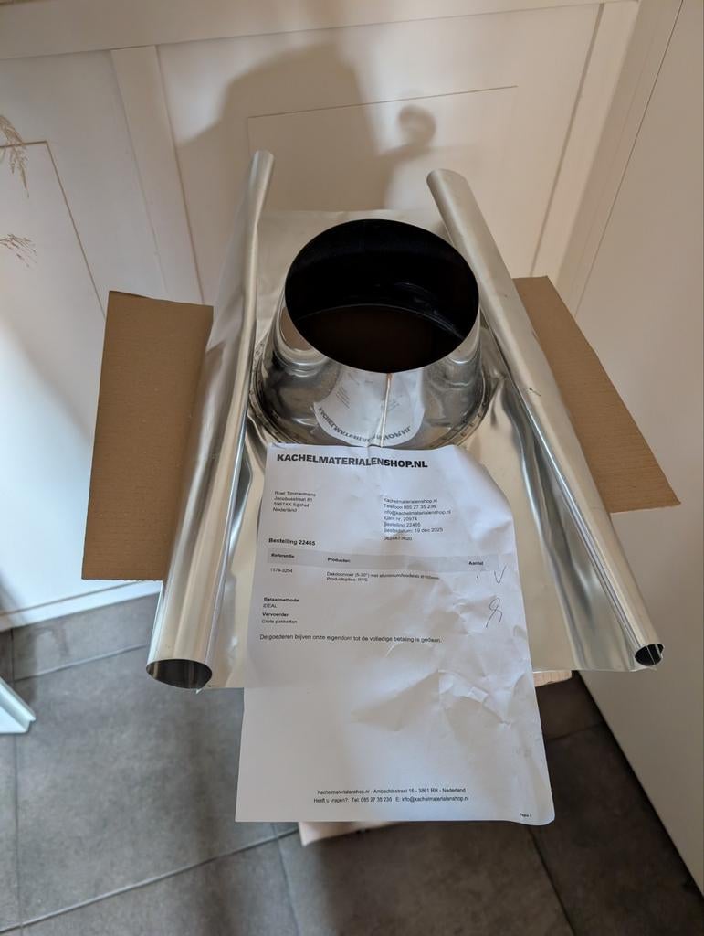 Dakdoorvoer 150mm 5/30 voor ventilatie of afzuiging, Ophalen of Verzenden
