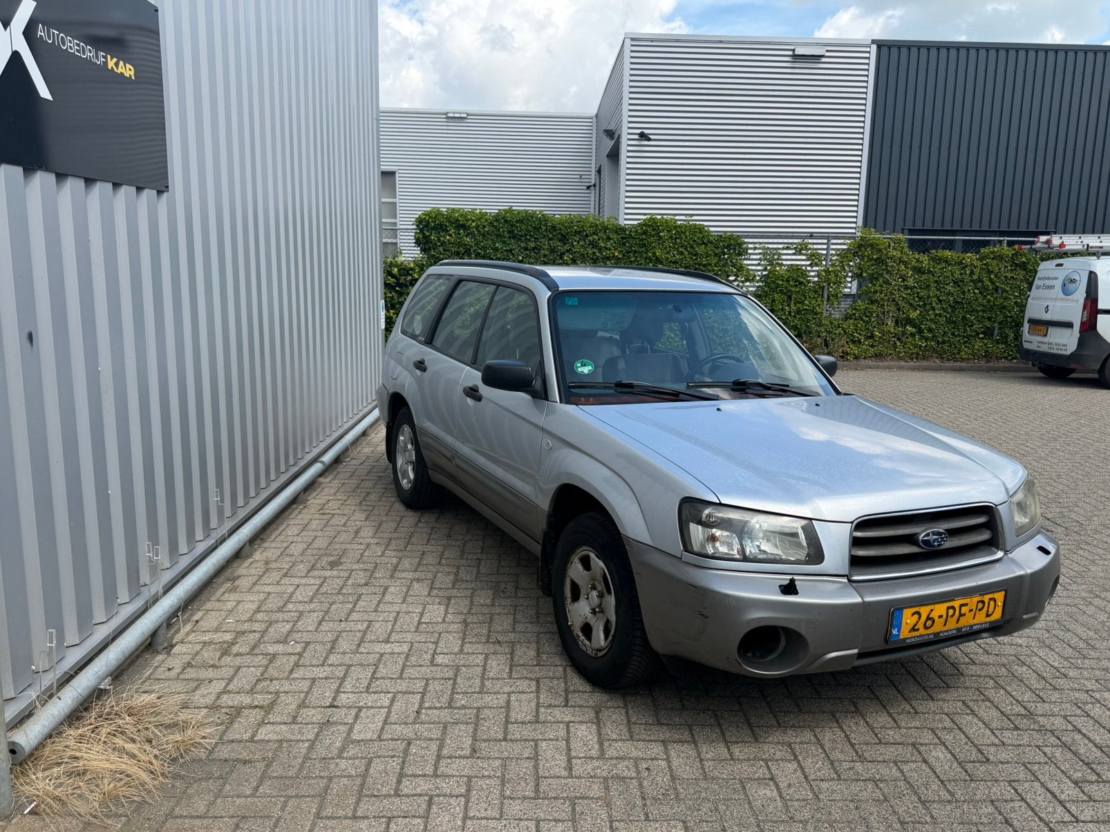 Subaru Forester 2.0 92KW 2004 Grijs, Auto's, Subaru, Bedrijf, Forester, Benzine, E, SUV of Terreinwagen, Handgeschakeld, Origineel Nederlands