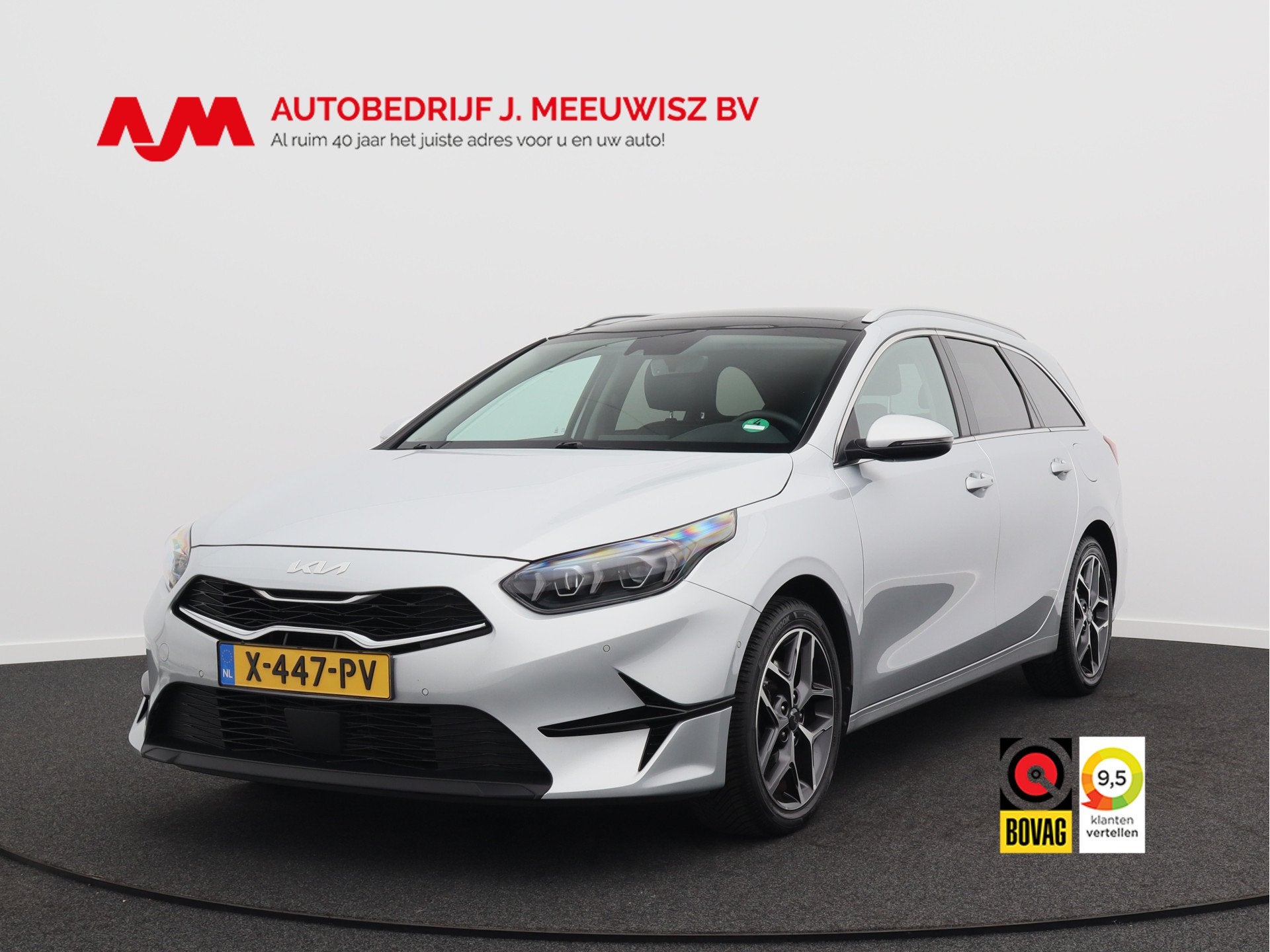 Kia Ceed Sportswagon 1.0 T-GDi ExecutiveLine/ schuifdak/ com, Gebruikt, Leder en Stof, Origineel Nederlands, Handgeschakeld