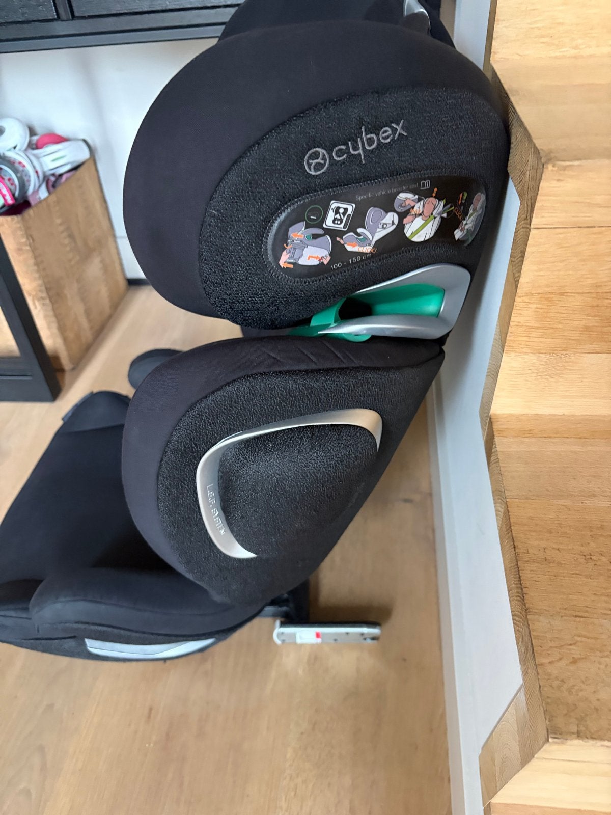 Cybex Solution Z i-Fix Autostoeltje Deep Black, 15 t/m 36 kg, Verstelbare rugleuning, Zo goed als nieuw, Isofix