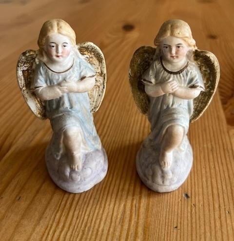 Biscuit Engeltjes, Antiek en Kunst, Antiek | Religie, Ophalen of Verzenden