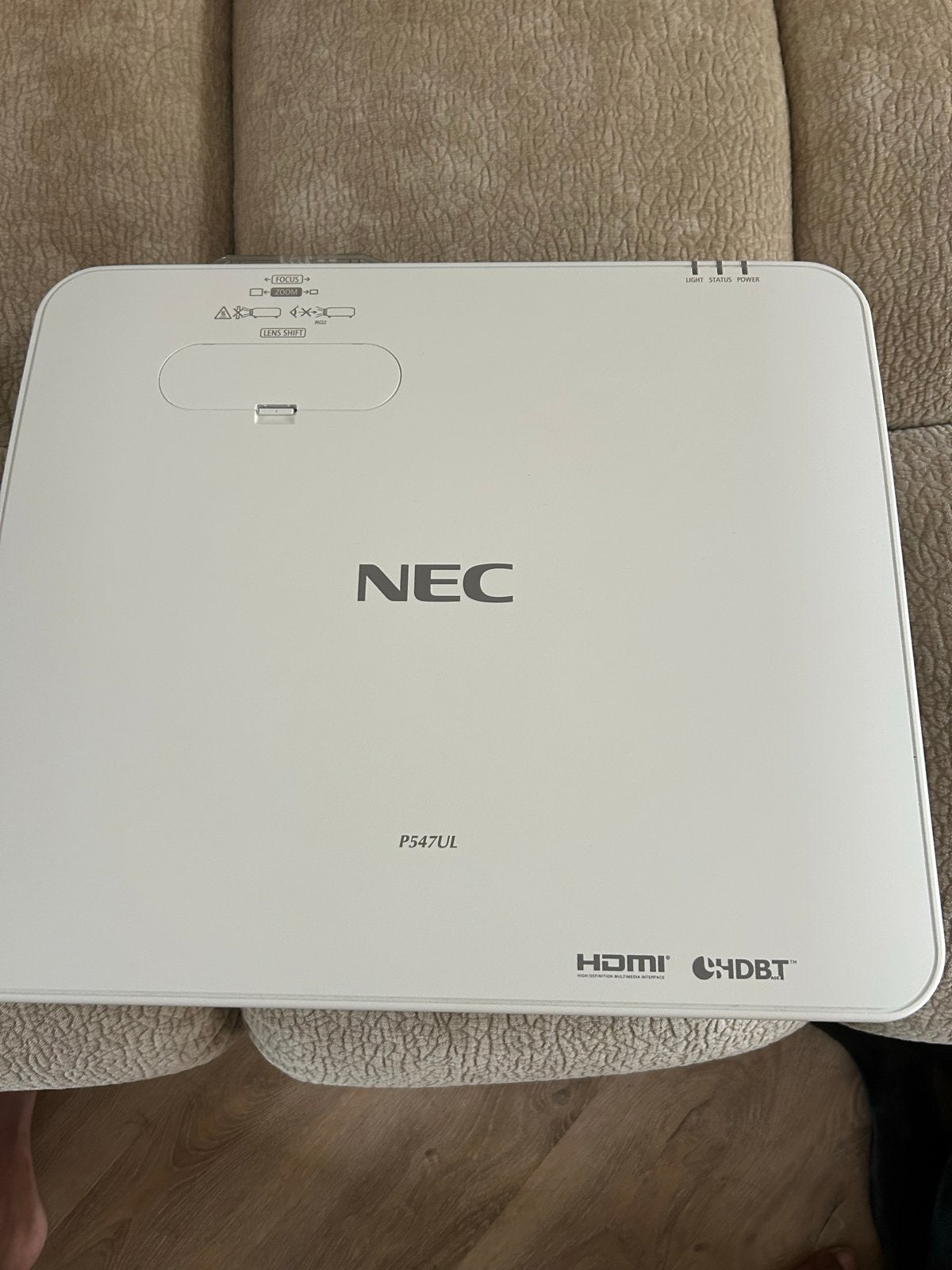 NEC P547UL Laser Projector - Full HD, 5400 Lumen, Ophalen of Verzenden, Zo goed als nieuw, LED, Full HD (1080)