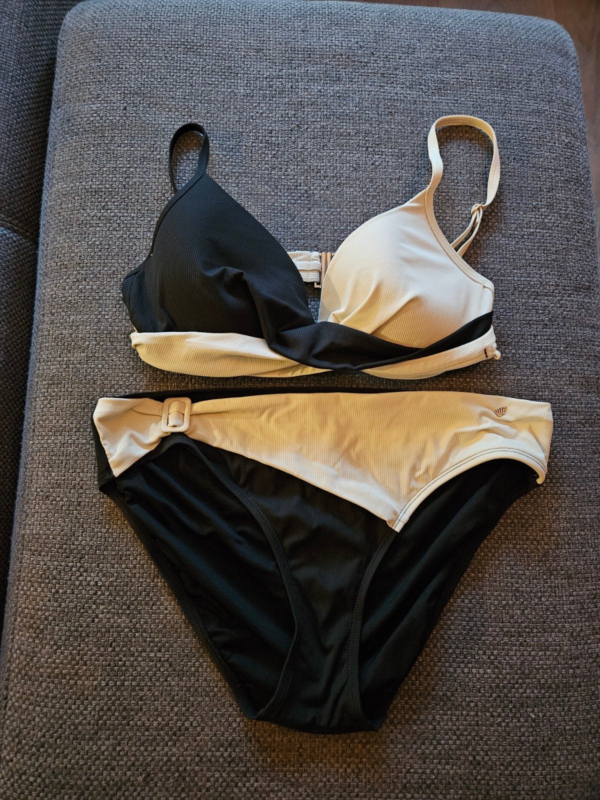 Sea Life Bikini Zwart/Beige Maat 40C, Zwart, Sea Life, Ophalen of Verzenden, Zo goed als nieuw