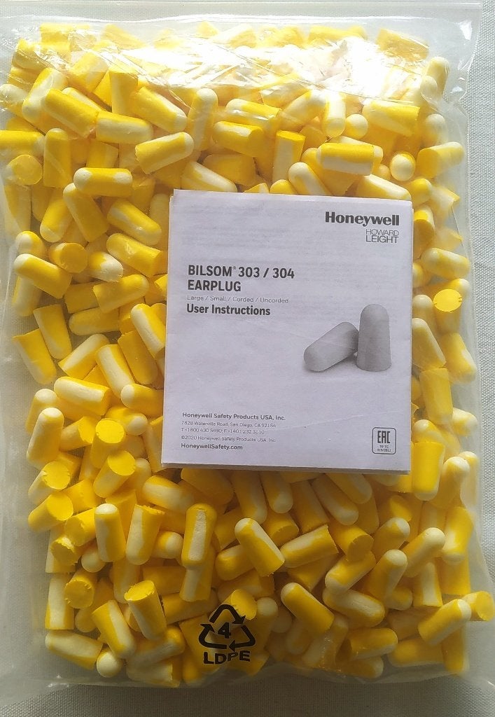 Gehoorbescherming earplugs Bilsom 303L Honeywell 400 stuks, Ophalen of Verzenden