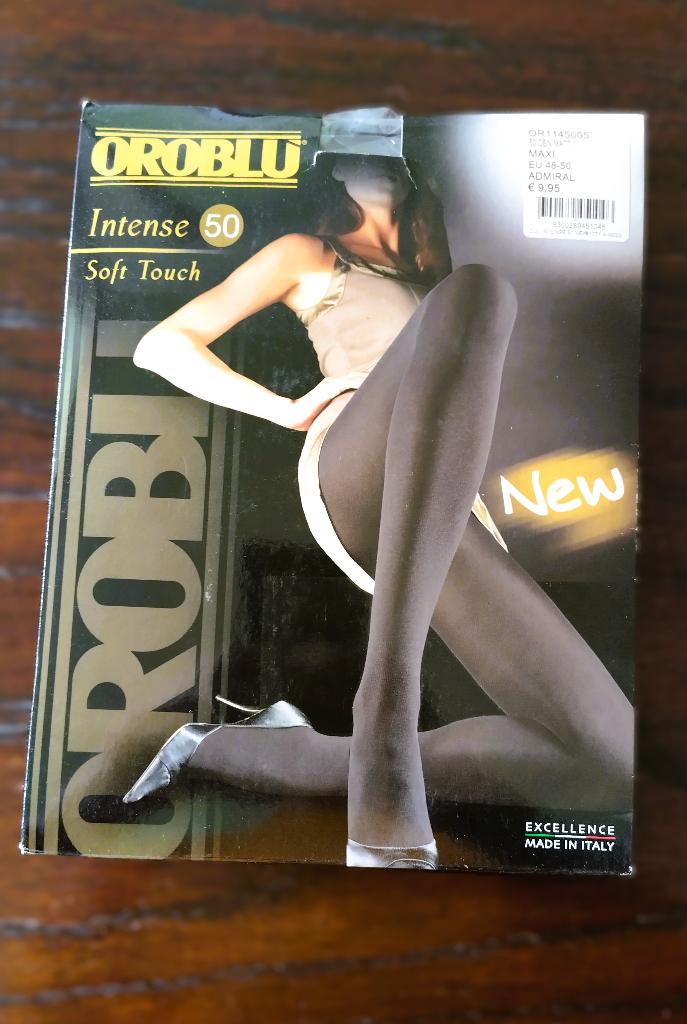 Oroblu Satin 50 Panty, Adimral, Maat Maxi, 50 Denier ✨, Maat 48/52 (XL), Blauw, Nieuw, Ophalen of Verzenden