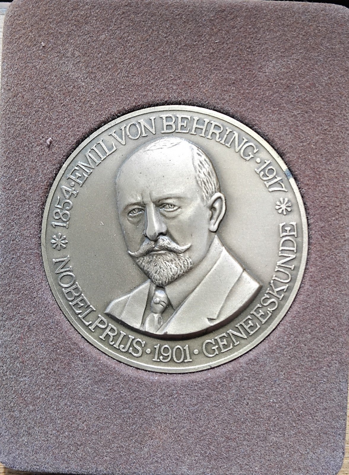 Set van 3 Nobelprijs Geneeskunde Herdenkingsmedailles, Postzegels en Munten, Ophalen of Verzenden, Brons, Buitenland