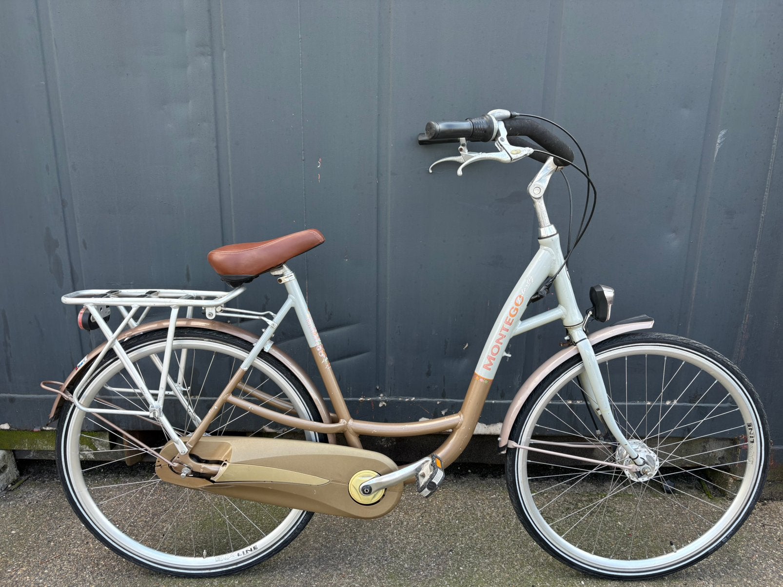 Montego Moederfiets, Fietsen en Brommers, Fietsen | Dames | Moederfietsen, Overige merken, 2 zitjes, Gebruikt, Versnellingen