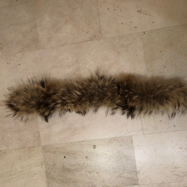 V) sjaal16 sjaal kraag antiek bont lengte 120cm, Verzenden, Zo goed als nieuw, Maat 46/48 (XL) of groter, Sjaal