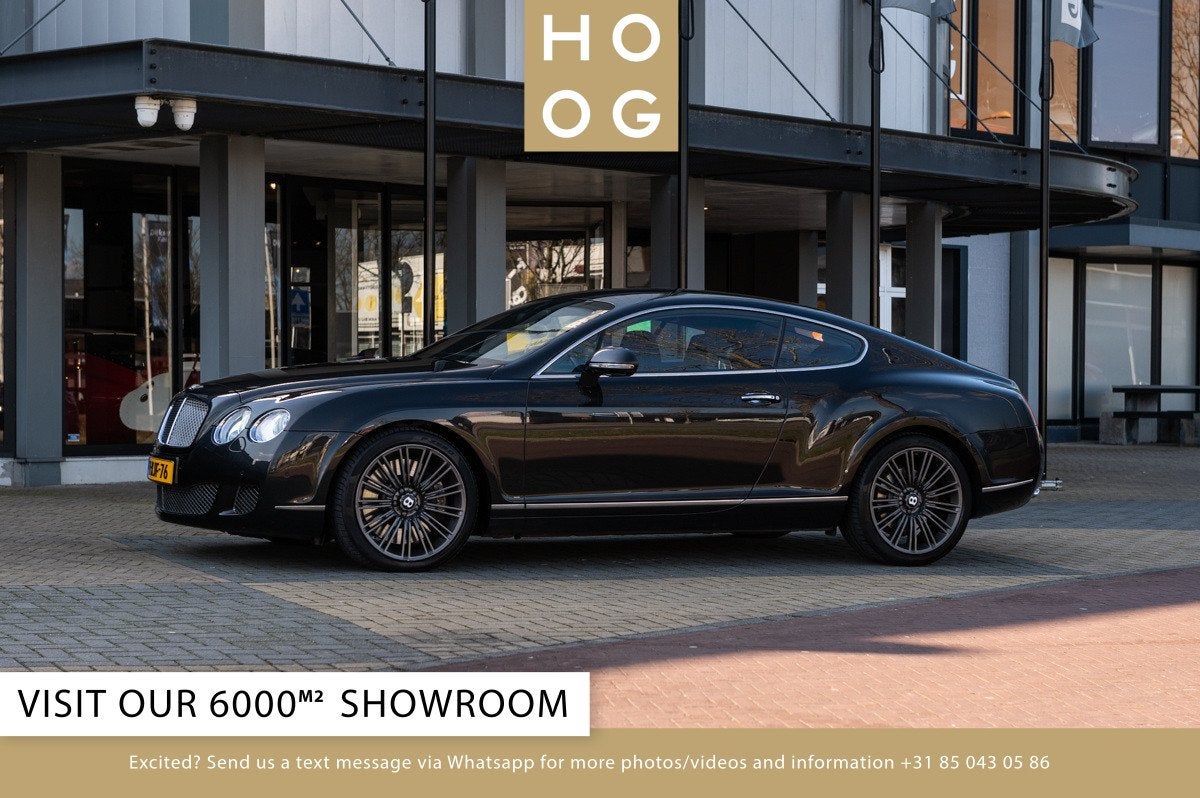 Bentley Continental 6.0 W12 Speed (bj 2009, automaat), Auto's, Bentley, Automaat, 12 cilinders, Bedrijf, Vierwielaandrijving
