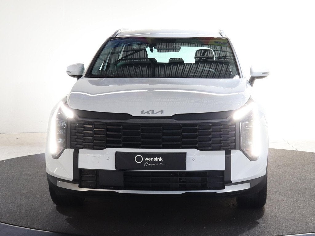 Kia Sportage 1.6 T-GDi Hybrid DynamicLine | Achteruitrijcame, Auto's, Kia, 4 cilinders, Leder en Stof, Wit, Nieuw