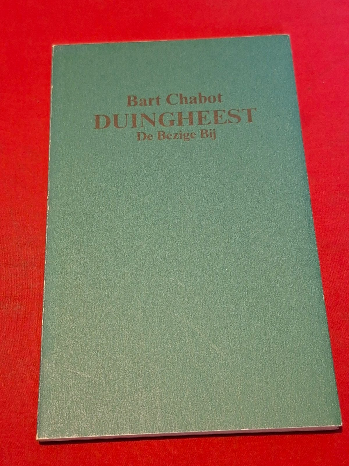 Duingheest. Bart Chabot. Genummerd exemplaar. oplage 500 ex., Ophalen of Verzenden, Gelezen
