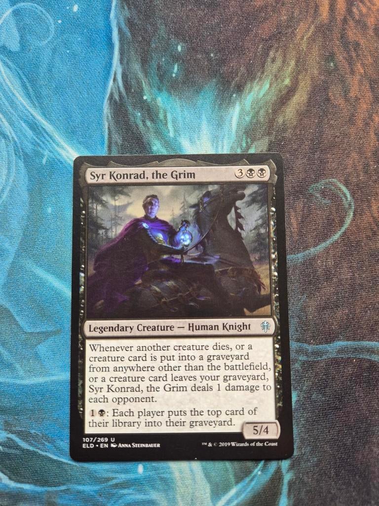 Syr Konrad, the Grim - Throne of Eldraine, Ophalen of Verzenden, Zo goed als nieuw, Losse kaart