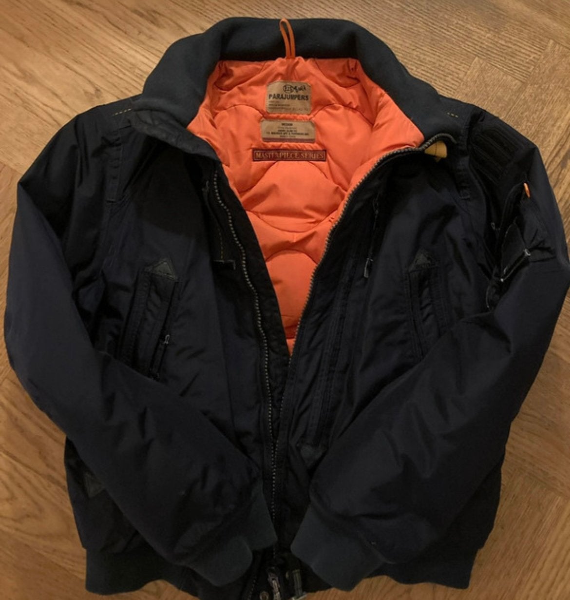 Parajumper jas, Ophalen of Verzenden, Zo goed als nieuw, Blauw