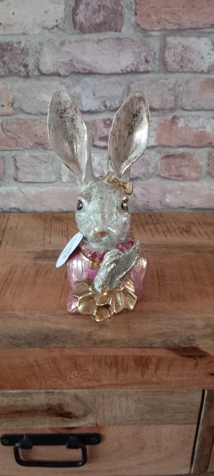 Baroque Collection:24cm Konijn Buste Beeld❤️NIEUW❤️, Ophalen of Verzenden, Nieuw, Dier
