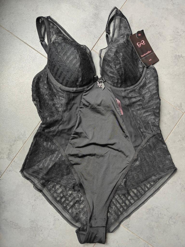 Hunkemöller Josephine body maat S - nieuw!, Hunkemöller, Ophalen of Verzenden, Zwart, Body of Korset