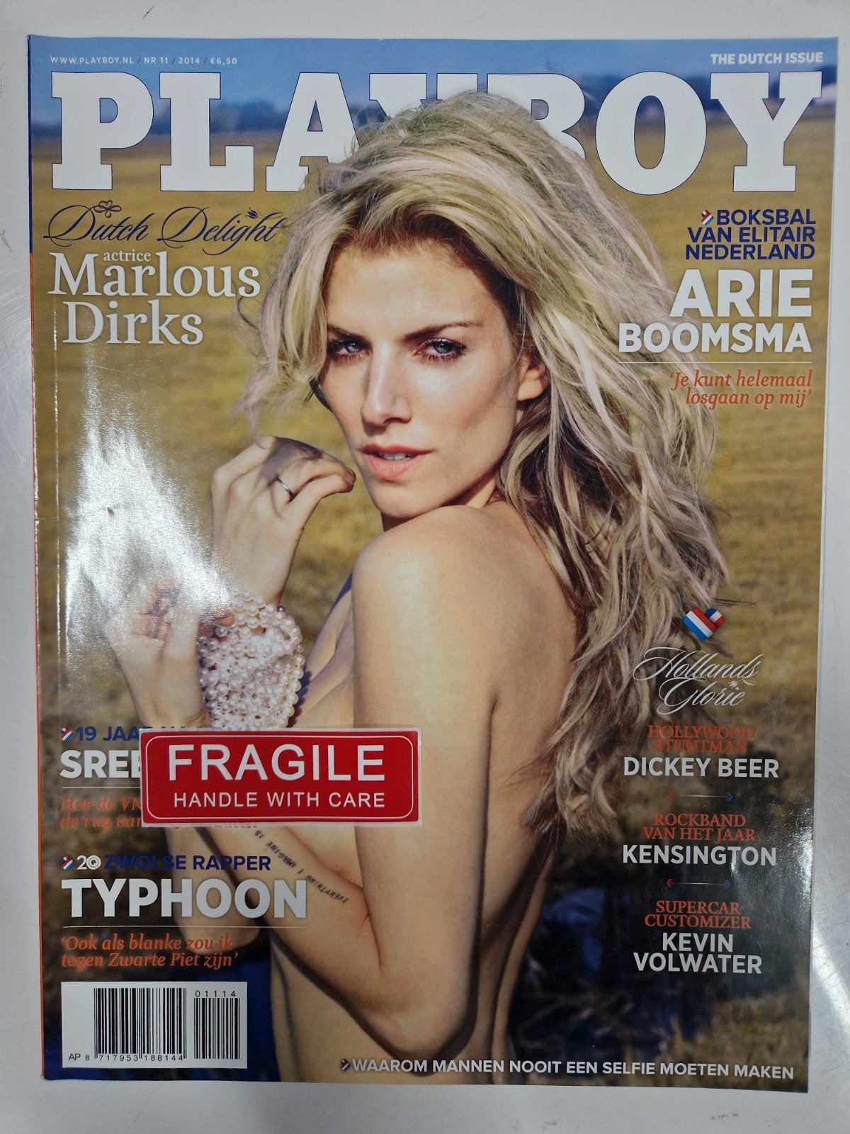 Playboy Magazine NL 2014 - Marlous Dirks, Ophalen of Verzenden, Gelezen, Overige typen