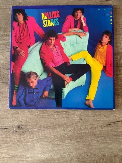LP The Rolling Stones - Dirty Work - 1986, Ophalen of Verzenden, Gebruikt, 12 inch, Poprock