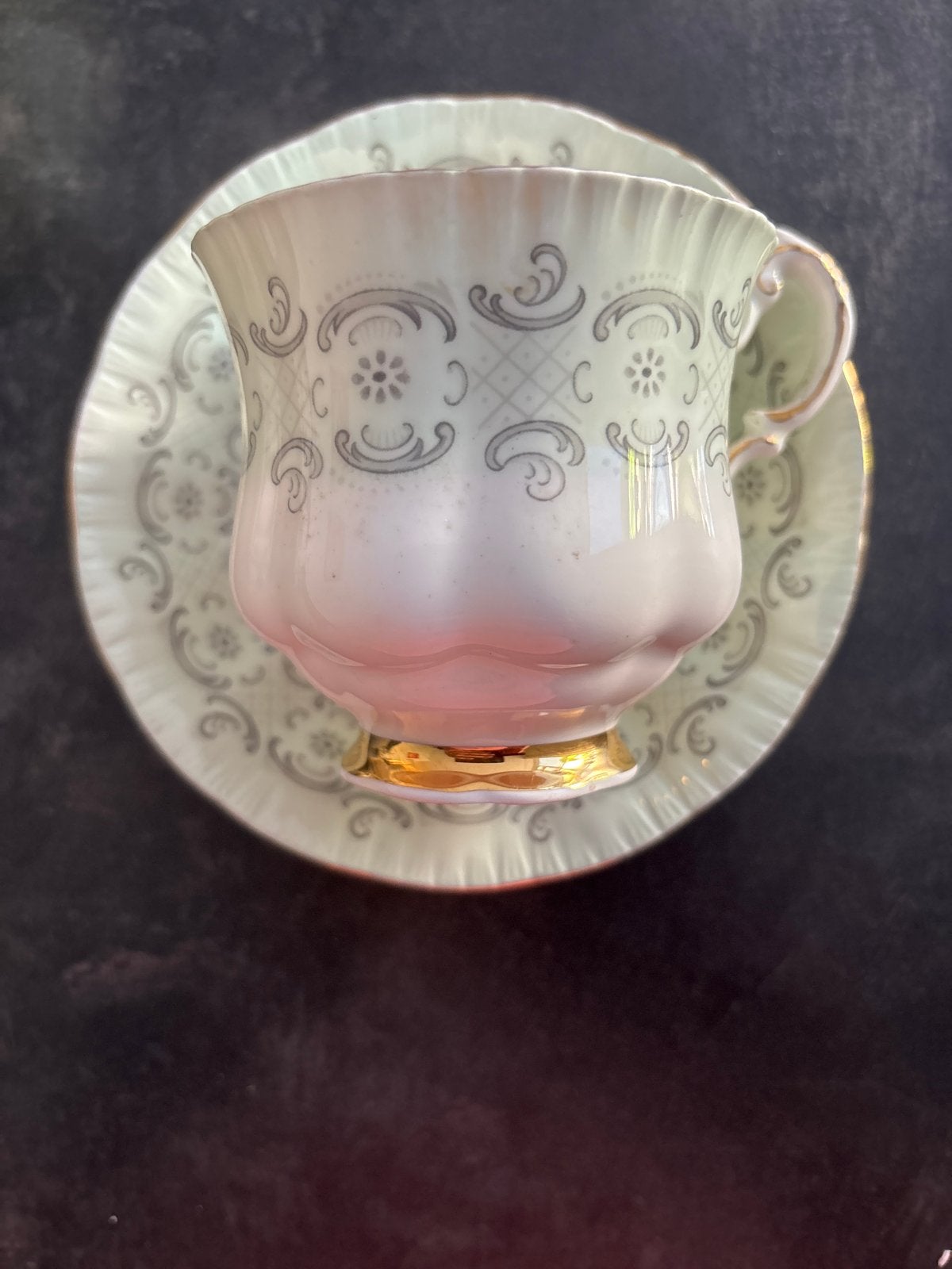 Vintage kop en schotel, PARAGON, Ophalen of Verzenden