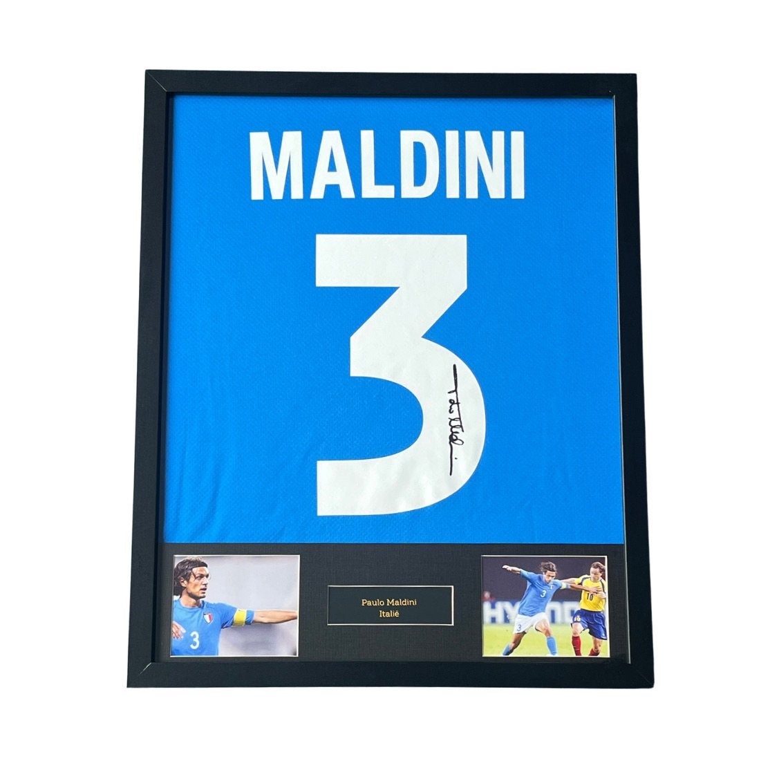 Paulo Maldini gesigneerd Italië thuisshirt, Verzamelen, Sportartikelen en Voetbal, Buitenlandse clubs, Shirt, Verzenden, 1695 CX, 28