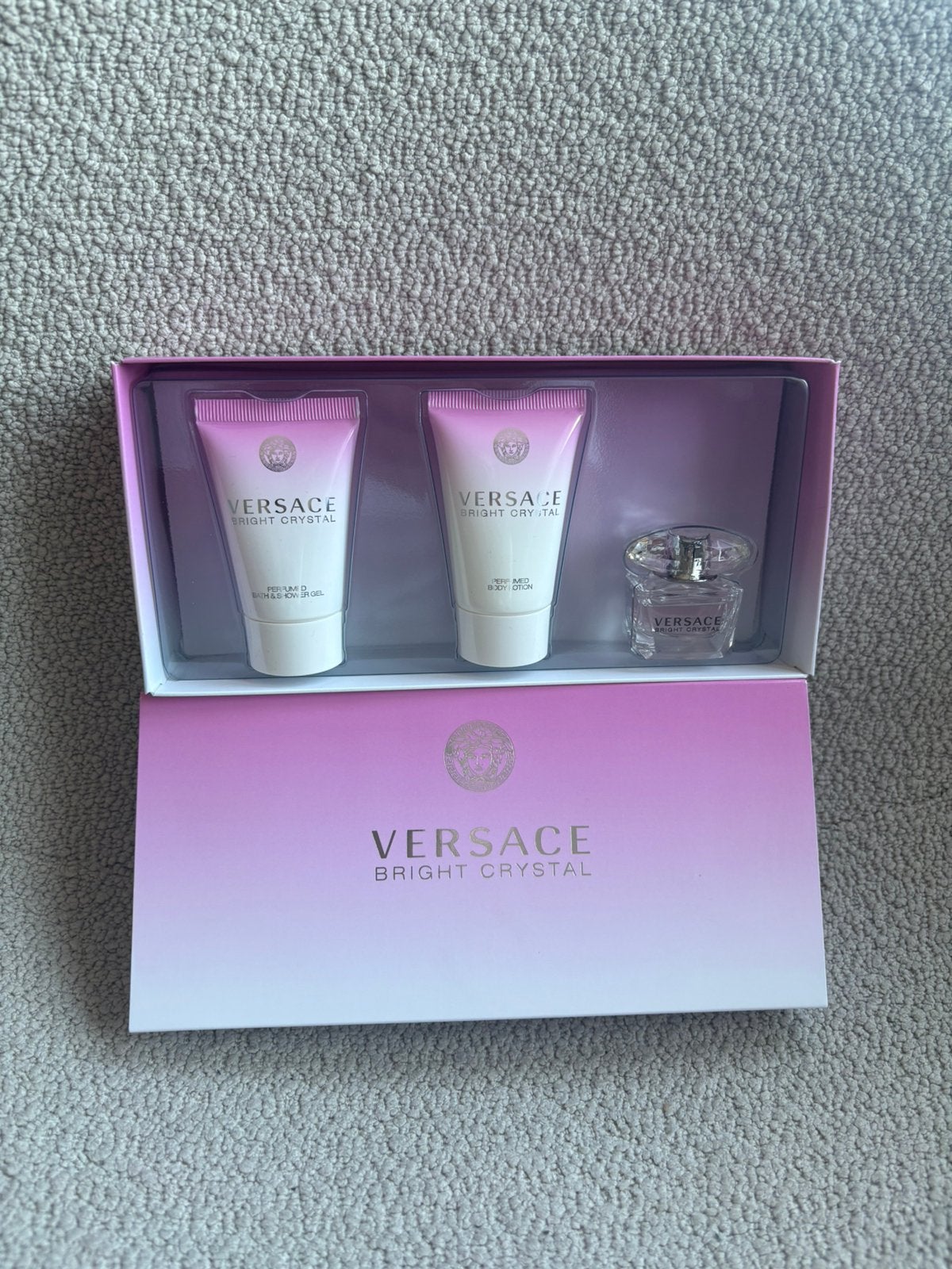Versace bright crystal parfumerie cadeau set nieuw, Ophalen of Verzenden, Nieuw