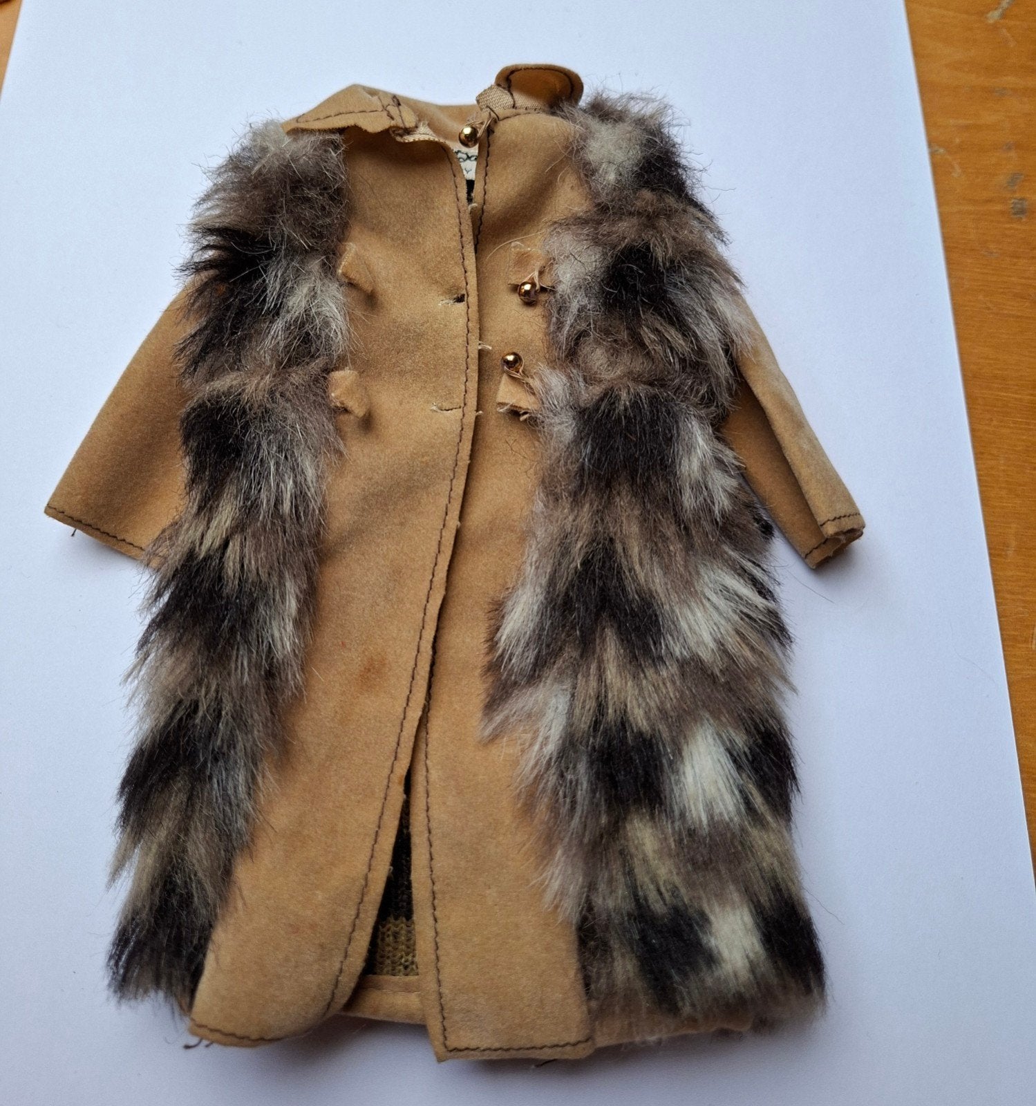 Vintage Barbie bontjas - Daisy by Mary Quant, Ophalen of Verzenden, Gebruikt