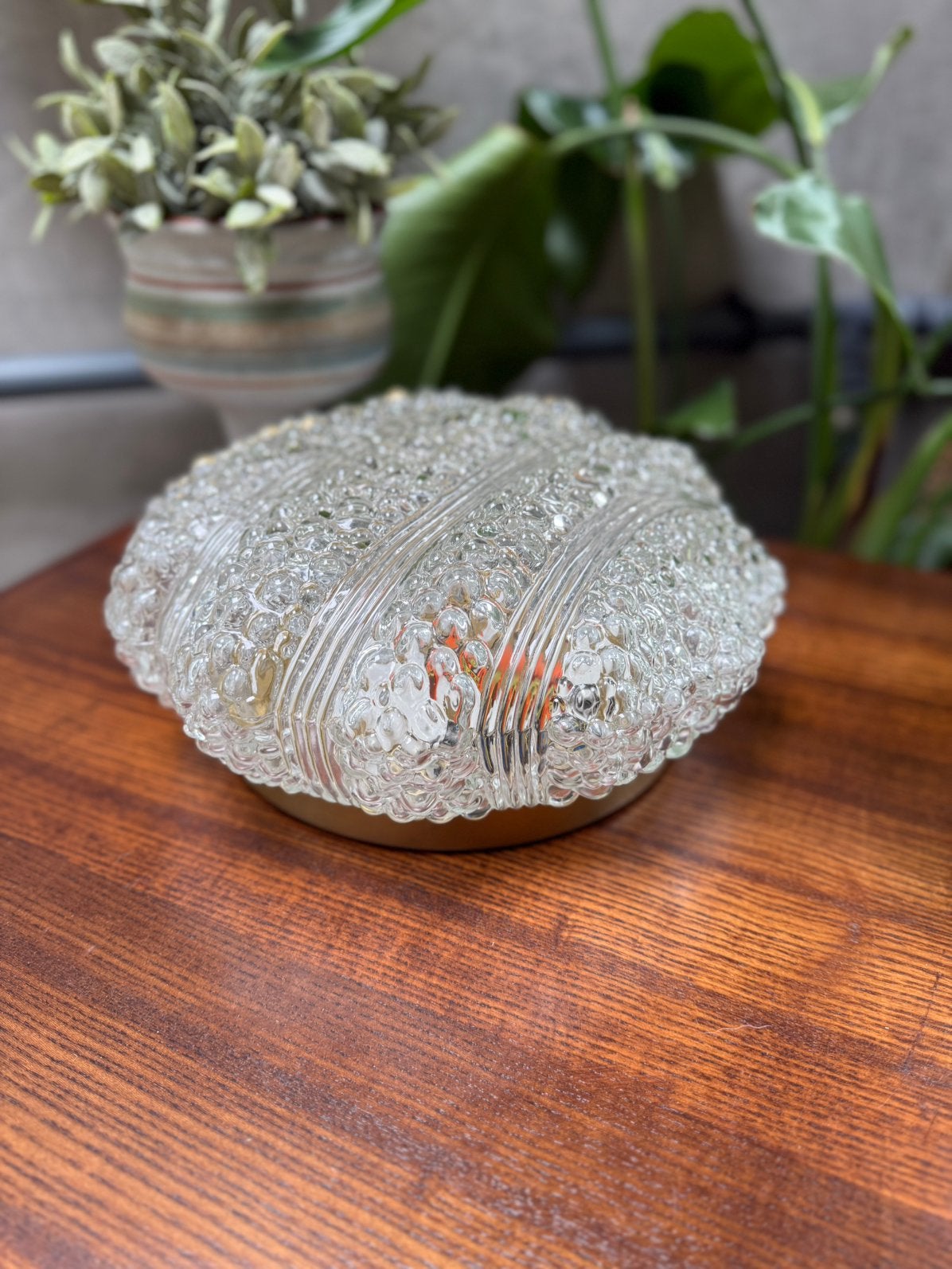 Vintage plafonnière/plafondlamp, Q, Vintage, Q, Ophalen of Verzenden