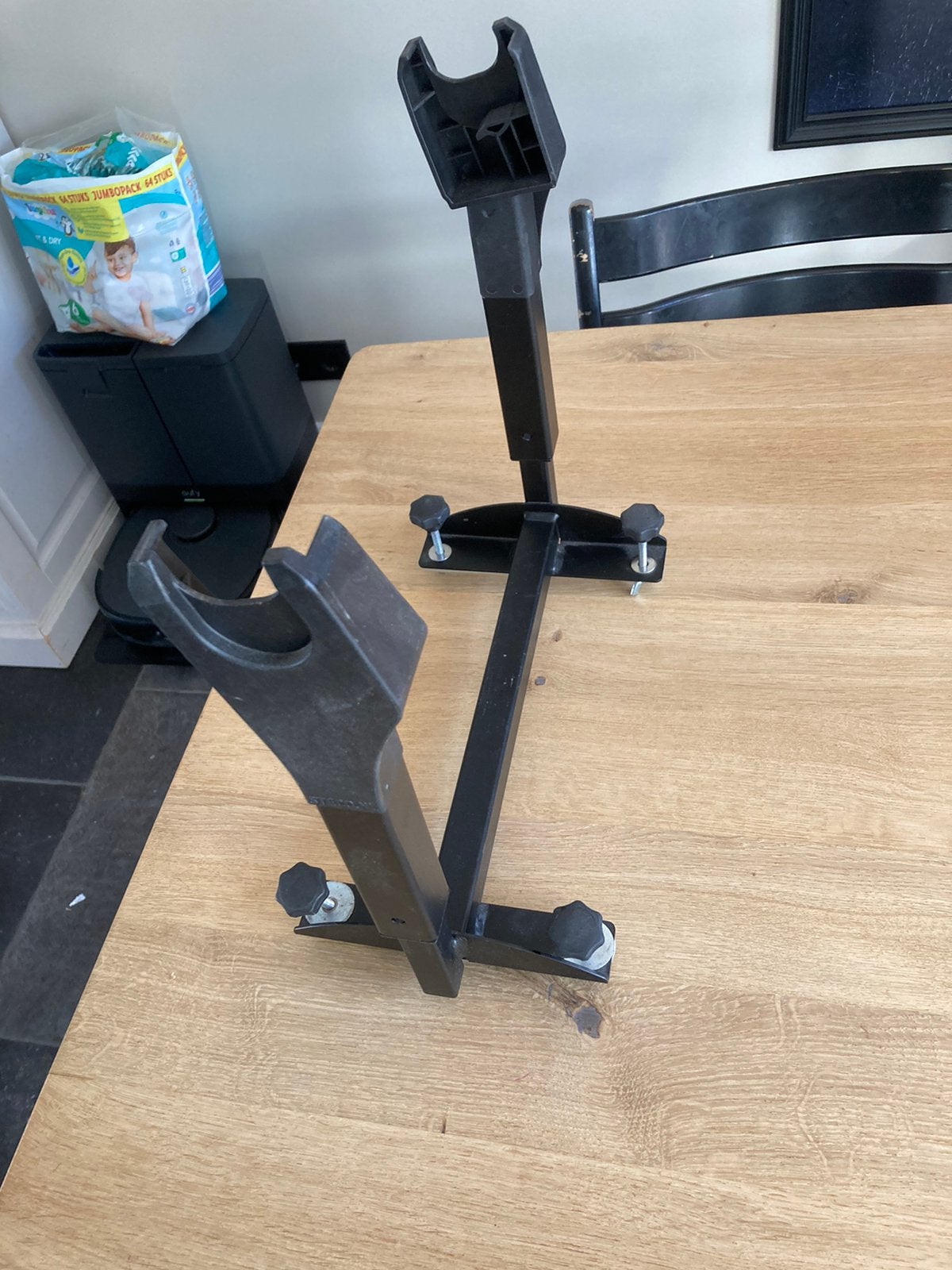 Te koop mini mee maxicosi houder/beugel, Fietsen en Brommers, Ophalen of Verzenden, Zo goed als nieuw, 1 kind