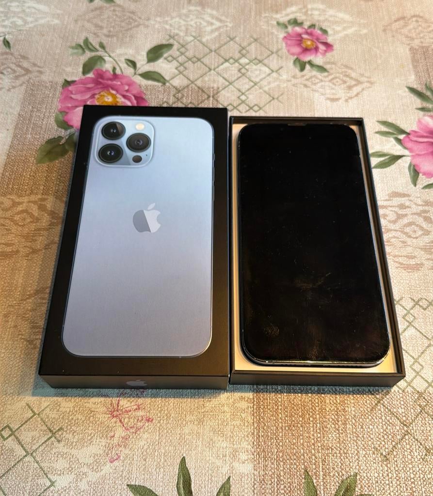 iPhone 13 Pro Max 256GB Sierra Blue - Goede staat, Telecommunicatie, Mobiele telefoons | Apple iPhone, Gebruikt, Blauw, IPhone 13 Pro Max