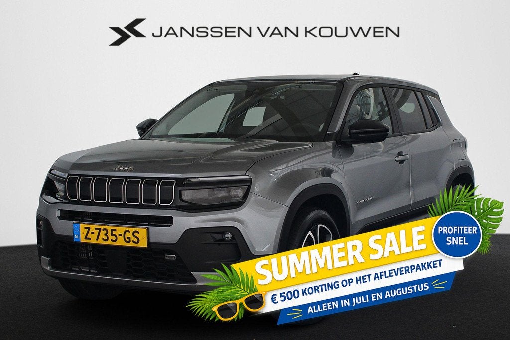 Jeep Avenger 1.2 Altitude Winterpakket Apple CarPlay, Auto's, Jeep, Voorwielaandrijving, 101 pk, Gebruikt, 1199 cc
