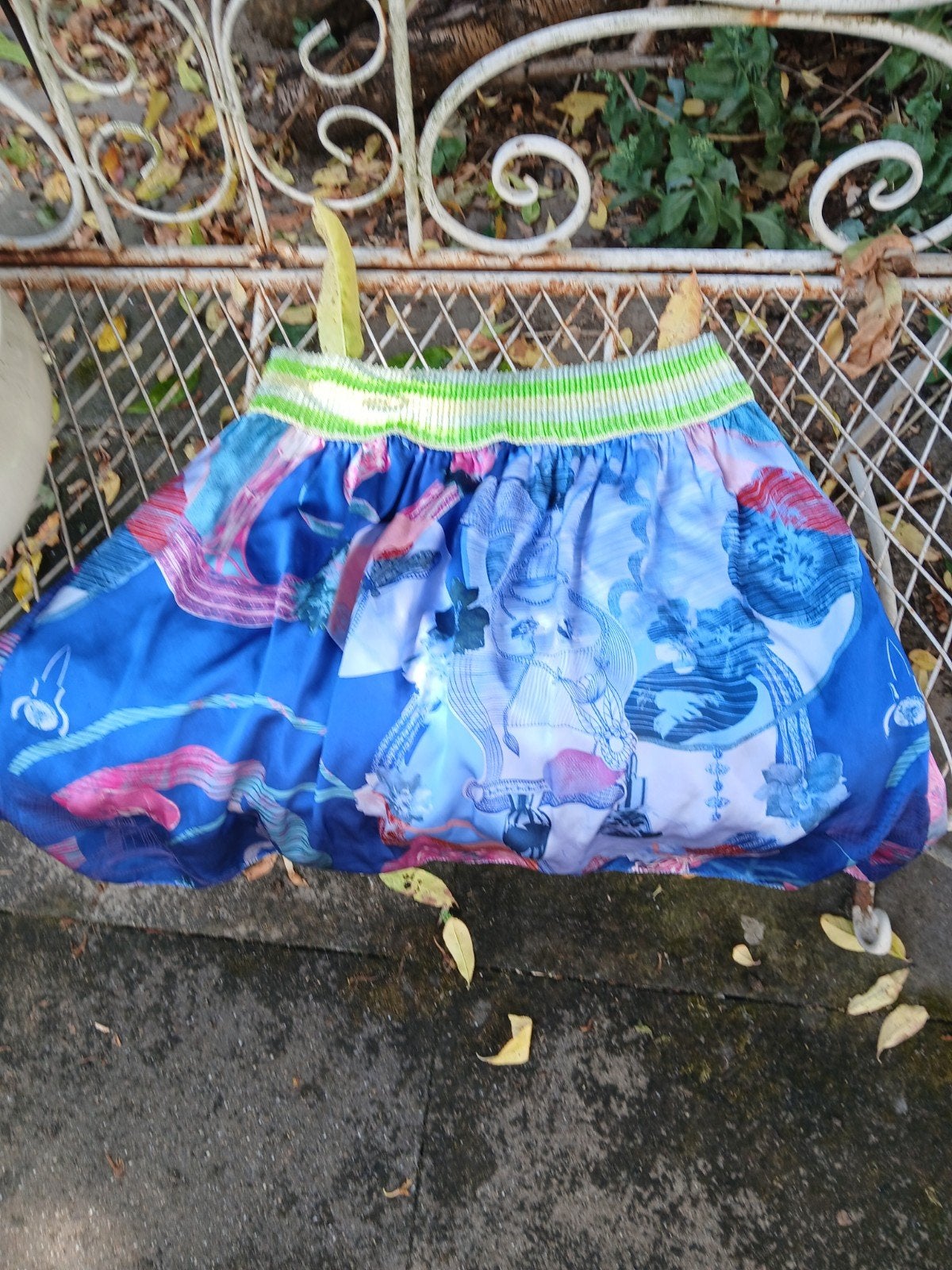 Kleurrijke mini-rok met Custo, Kleding | Dames, Maat 38/40 (M), Custo, Blauw, Ophalen of Verzenden