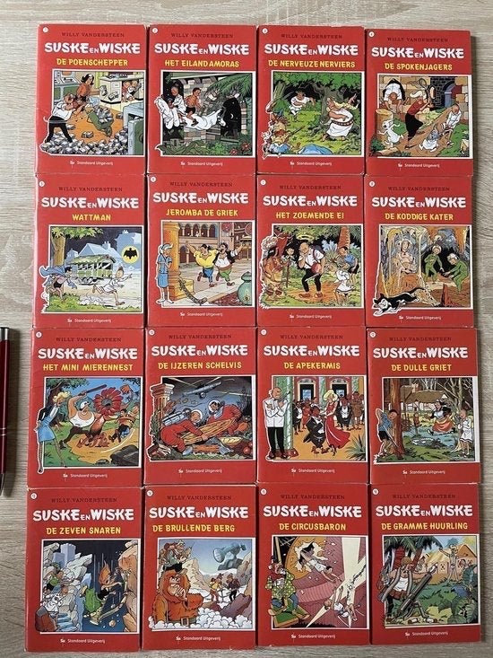 Verschillende Suske en Wiskes te koop van Willie vandersteen, Meerdere stripboeken, Ophalen of Verzenden, Zo goed als nieuw, Willy Vandersteen
