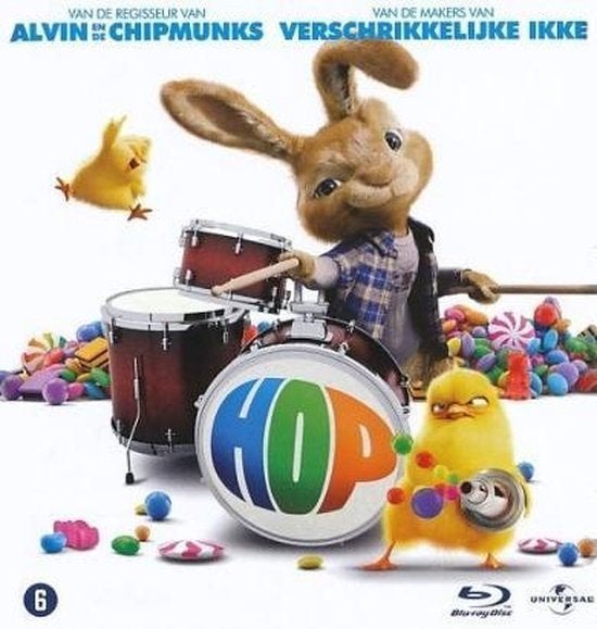 Blu ray + DVD: HOP, Cd's en Dvd's, Alle leeftijden, Film, Ophalen of Verzenden, Blu-ray