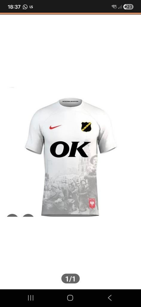 Gezocht NAC shirt maat XXL, Wit, Nike, Overige maten, Ophalen of Verzenden