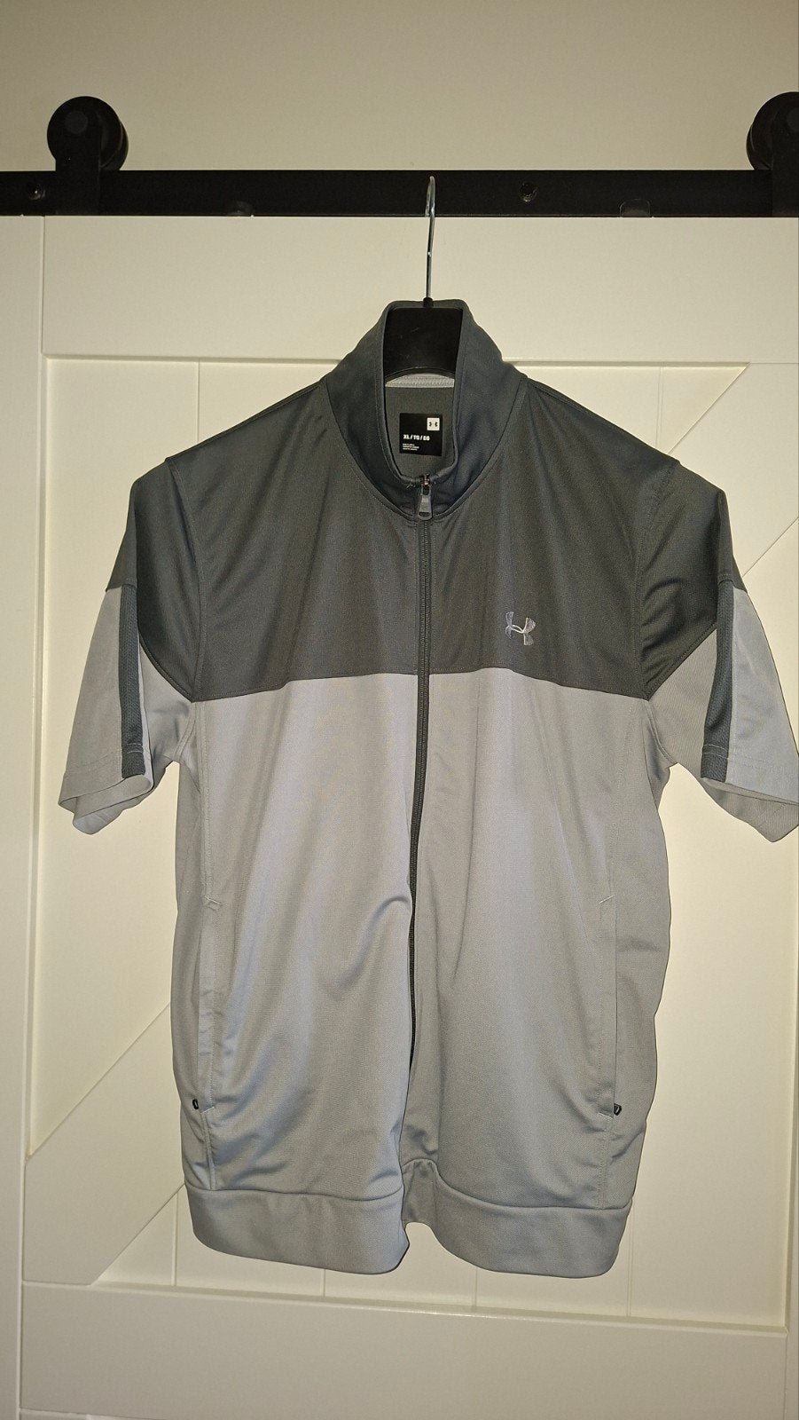 Under Armour sportjack - Grijs/Lichtgrijs - Maat XL, Under Armour, Maat 56/58 (XL), Ophalen of Verzenden, Zo goed als nieuw